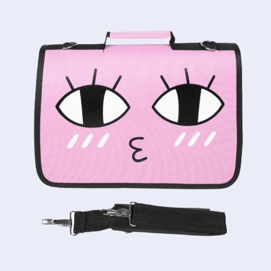 Sac pour animaux de compagnie Motif de dessin animé en plein air Portable