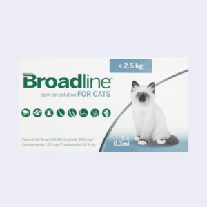 Broadline vermifuge et antiparasitaire pour chaton