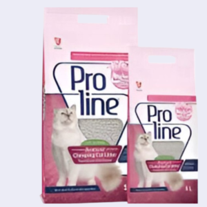 Proline Litière pour chat agglomérante - Proline parfumée baby Powder 20L