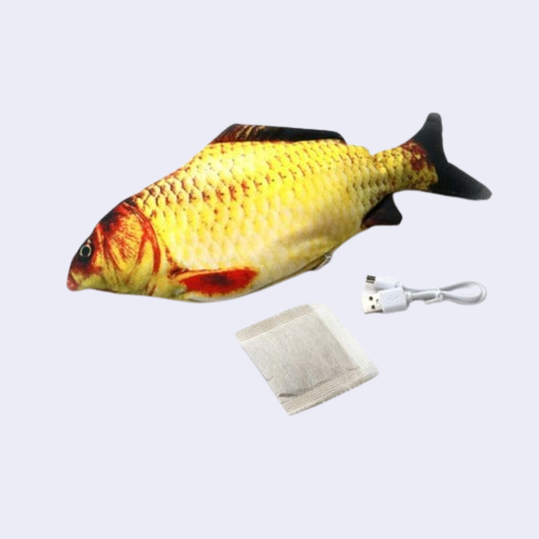 Jouet pour chat poisson JINGPENG électrique réalistes pour exercice de chat