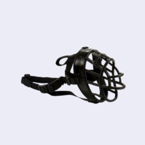 Muselière Noir - mesure:9 x 12 x 11 cm